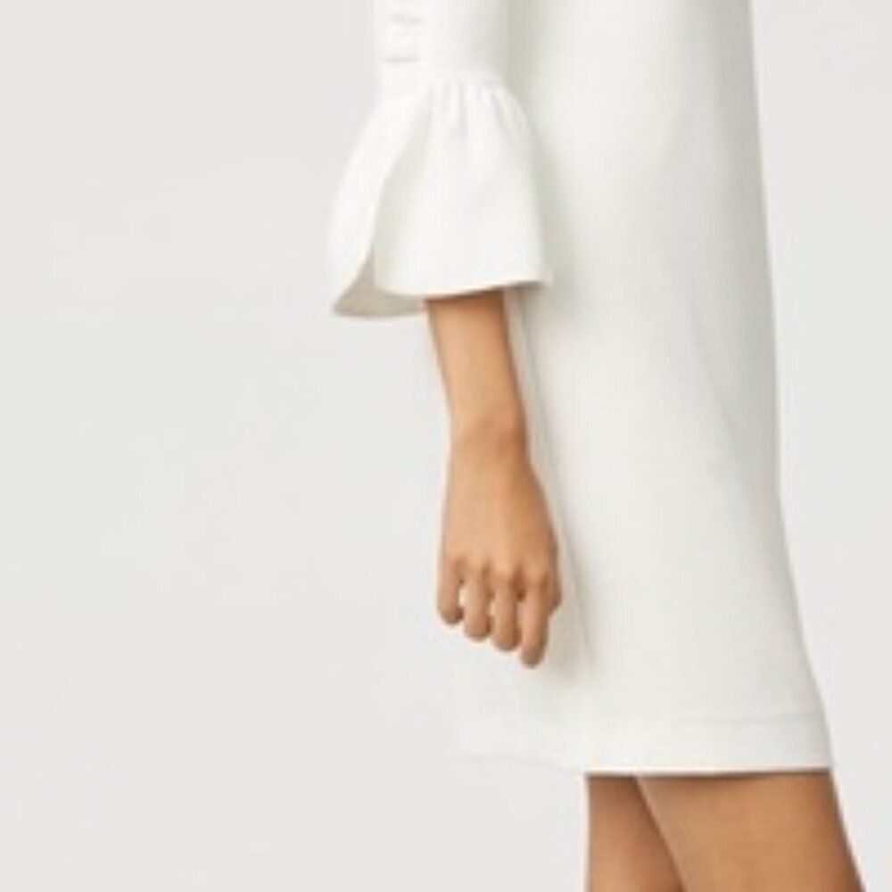 Club Monaco Archibelle dress in daisy (white), size 2 - Picture 2 of 4